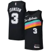 Comodo Incantevole Keldon Johnson San Antonio Spurs Nike Swingman Player Jersey City Edition Black