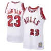 Lussuoso Magnifico Michael Jordan Chicago Bulls 1984/85 Hardwood Classics Rookie Authentic Jersey White/Red