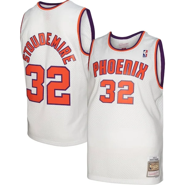Moderno Classico Amar'e Stoudemire Phoenix Suns 2001/02 Hardwood Classics Swingman Jersey White/Purple