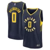 Fantastico Tyrese Haliburton Indiana Pacers Youth Fast Break Replica Player Jersey Icon Edition Navy