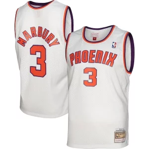 Stupendo Eccezionale Stephon Marbury Phoenix Suns 2001/02 Hardwood Classics Swingman Jersey White