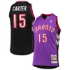Prestigioso Comodo Resistente Vince Carter Toronto Raptors 1999/2000 Hardwood Classics Authentic Jersey Purple