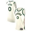 Fascinante Attraente Nike Jayson Tatum Boston Celtics Authentic Jersey City Edition White