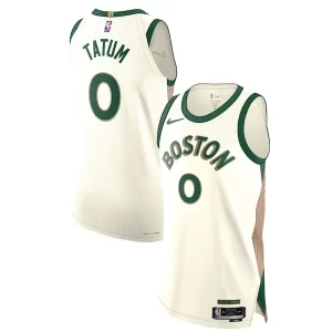 Fascinante Attraente Nike Jayson Tatum Boston Celtics Authentic Jersey City Edition White