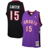 Stupendo Carino Vince Carter Toronto Raptors 1999/00 Hardwood Classics Swingman Jersey Purple/White