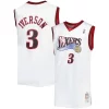 Robusto Allen Iverson Philadelphia 76ers Big & Tall Hardwood Classics 1996/97 Swingman Jersey White/Black/Red/Royal