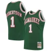 Robusto Oscar Robertson Milwaukee Bucks 1971/72 Hardwood Classics Swingman Jersey Green