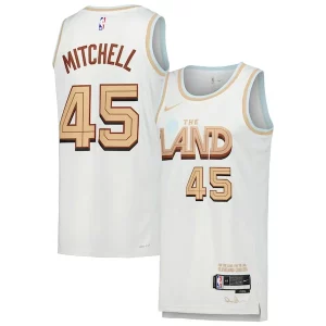 Bellissimo Magnifico Donovan Mitchell Cleveland Cavaliers Nike Swingman Player Jersey City Edition White