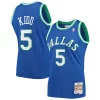 Magnifico Eccezionale Jason Kidd Dallas Mavericks 1994/95 Hardwood Classics Swingman Jersey Blue