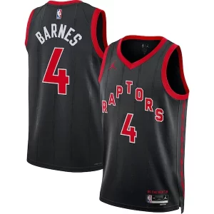 Fascinante Meraviglioso Attraente Scottie Barnes Toronto Raptors Jordan Brand Unisex Swingman Jersey Statement Edition Black