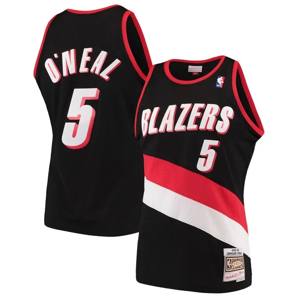 Duraturo Stupendo Robusto Jermaine O'Neal Portland Trail Blazers 1999/00 Hardwood Classics Swingman Jersey Black