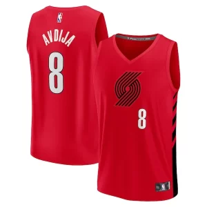 Ottimo Incantevole Deni Avdija Portland Trail Blazers Youth Fast Break Player Jersey Statement Edition Red