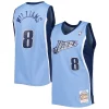 Lussuoso Deron Williams Utah Jazz 2001/02 Hardwood Classics Swingman Jersey Blue