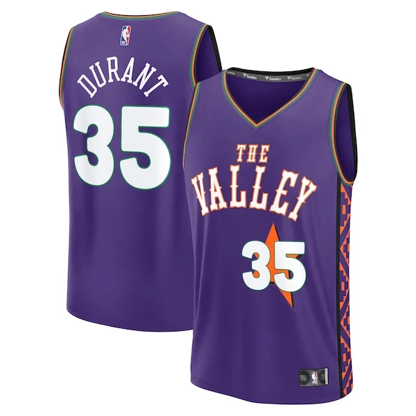 Comodo Incantevole Trendy Kevin Durant Phoenix Suns 2024/25 Fast Break Player Jersey City Edition Purple