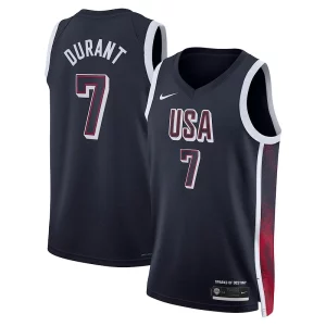 Splendido Delizioso Kevin Durant USA #7 Nike 2024 Swingman Player Jersey Navy