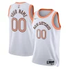 Versatile Eccezionale San Antonio Spurs Nike Unisex 2023/24 Custom Swingman Jersey White City Edition