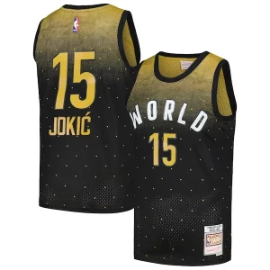 Raffinato Nikola Jokic 2016 NBA Rising Stars Challenge Hardwood Classics Swingman Jersey Black