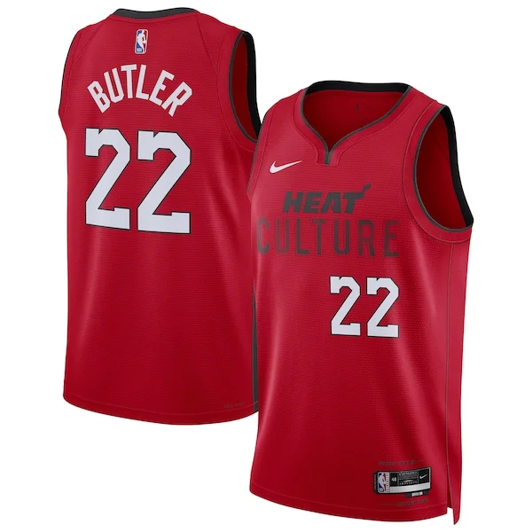 Delizioso Elegante Jimmy Butler Miami Heat Nike Unisex 2024/25 Swingman Player Jersey City Edition Red