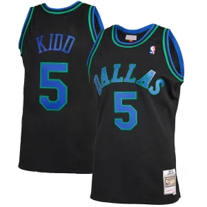 Comodo Accattivante Pratico Jason Kidd Dallas Mavericks 1994/95 Hardwood Classics Reload 2.0 Swingman Jersey Black
