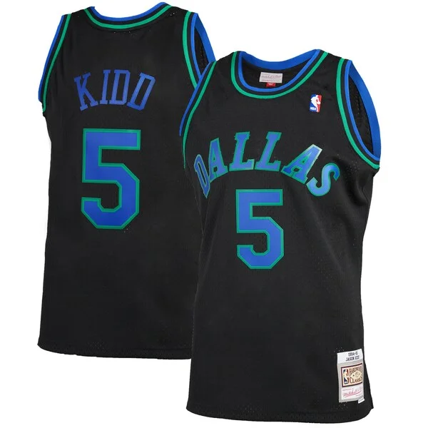 Comodo Accattivante Pratico Jason Kidd Dallas Mavericks 1994/95 Hardwood Classics Reload 2.0 Swingman Jersey Black