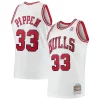 Lussuoso Scottie Pippen Chicago Bulls Hardwood Classics Swingman Jersey White/Black