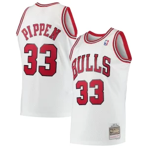 Lussuoso Scottie Pippen Chicago Bulls Hardwood Classics Swingman Jersey White/Black