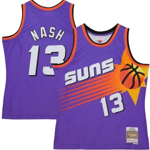 Stupendo Gorgeous Fantastico Steve Nash Phoenix Suns Hardwood Classics 1996/97 Tropical Swingman Jersey Purple