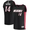 Gorgeous Tyler Herro Miami Heat Fast Break Replica Jersey Icon Edition Black