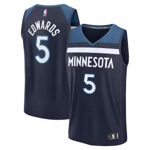 Trendy Fantastico Anthony Edwards Minnesota Timberwolves Fast Break Replica Player Jersey Icon Edition Navy