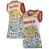 Trendy Pratico Dominique Wilkins Atlanta Hawks Women's 1986 Doodle Swingman Jersey White