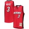 Splendido Resistente Raffinato Dwyane Wade Miami Heat Youth 2005/06 Hardwood Classics Swingman Jersey Red