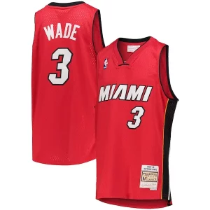Splendido Resistente Raffinato Dwyane Wade Miami Heat Youth 2005/06 Hardwood Classics Swingman Jersey Red