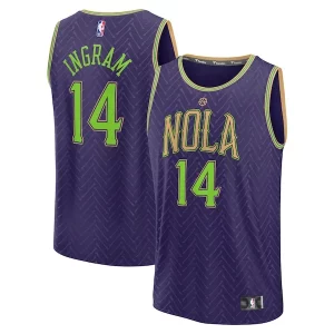 Elegante Brandon Ingram New Orleans Pelicans 2024/25 Fast Break Player Jersey City Edition Purple