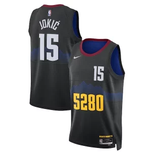 Delizioso Gorgeous Nikola Jokic Denver Nuggets Nike Unisex 2023/24 Swingman Jersey Black City Edition
