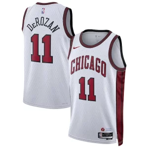 Trendy DeMar DeRozan Chicago Bulls Nike Unisex 2022/23 Swingman Jersey City Edition White