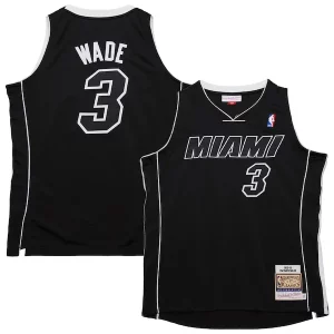 Splendido Comodo Sofisticato Dwyane Wade Miami Heat 2011/12 Hardwood Classics Authentic Jersey Black