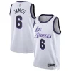 Versatile Splendido LeBron James Los Angeles Lakers Nike Unisex 2022/23 Swingman Jersey City Edition White