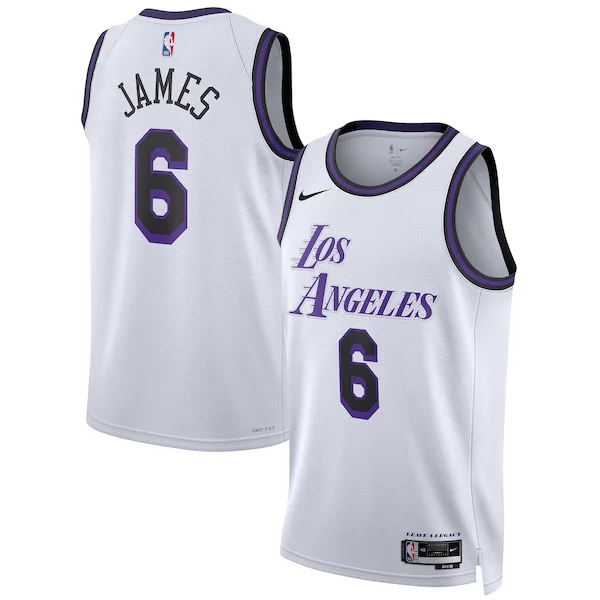 Versatile Splendido LeBron James Los Angeles Lakers Nike Unisex 2022/23 Swingman Jersey City Edition White