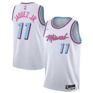 Magnifico Prestigioso Incantevole Jaime Jaquez Jr. Miami Heat Nike Unisex 2024/25 Swingman Player Jersey City Edition White