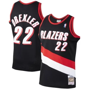 Sofisticato Clyde Drexler Portland Trail Blazers 1991/92 Hardwood Classics Swingman Jersey Black