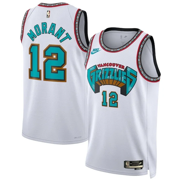 Trendy Comodo Ja Morant Memphis Grizzlies Nike Unisex 2024/25 Swingman Jersey White Classic Edition