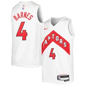 Attraente Comodo Scottie Barnes Toronto Raptors Nike Youth Swingman Jersey Association Edition White/Red