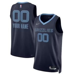 Lussuoso Incantevole Eccezionale Memphis Grizzlies Nike 2021/22 Diamond Swingman Custom Jersey Icon Edition Navy