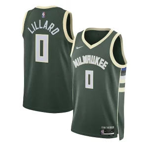 Sofisticato Gorgeous Robusto Damian Lillard Milwaukee Bucks Nike Unisex Swingman Jersey Icon Edition Hunter Green