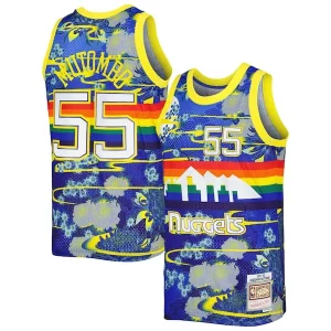 Magnifico Carino Trendy Dikembe Mutombo Denver Nuggets Hardwood Classics Lunar New Year Swingman Jersey Blue