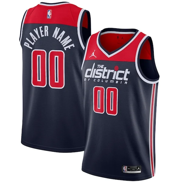 Robusto Prestigioso Washington Wizards Jordan Brand Swingman Custom Jersey Statement Edition Navy