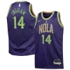 Classico Lussuoso Versatile Brandon Ingram New Orleans Pelicans Nike Youth 2024/25 Swingman Player Jersey City Edition Purple