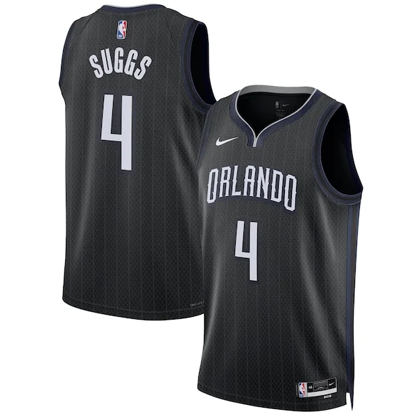 Lussuoso Elegante Jalen Suggs Orlando Magic Nike Unisex 2022/23 Swingman Jersey City Edition Black