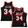 Delizioso Incantevole Ray Allen Miami Heat 2013/14 Hardwood Classics Swingman Jersey Black