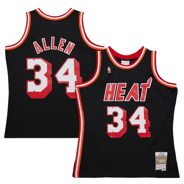 Delizioso Incantevole Ray Allen Miami Heat 2013/14 Hardwood Classics Swingman Jersey Black